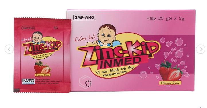 Zinc - Kid Inmed 70mg (H/25 gói)