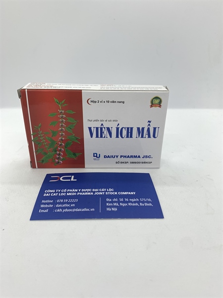 Viên ích mẫu Đại Uy pharma (H/20v)