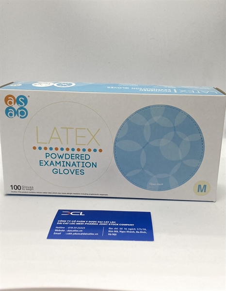 Găng tay y tế Latex M Malaysia (Hộp 100c)