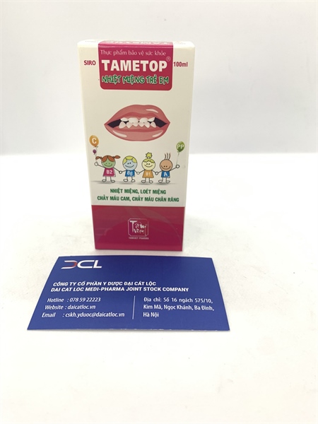 Siro nhiệt miệng Tametop Đại Uy (H/1 lọ)