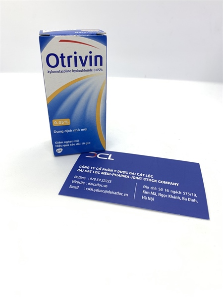Thuốc nhỏ mũi Otrivin 0,05% GSK (H/lọ 10ml)