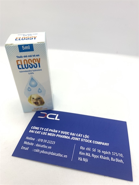 Thuốc nhỏ mũi Elossy 0,05% DKPharma (Hộp/Lọ 5ml)