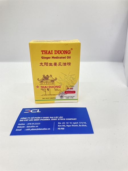 Dầu gừng thái dương dp Sao thái dương (L/24ml )