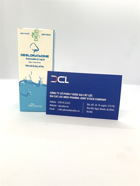 Siro Desloratadine 0,5mg/ml DKPharma (H/lọ 40ml)