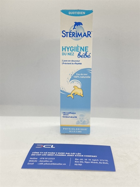 Xịt muối biển Sterimar Nose Hygiene Baby Fumouze (C/50ml)