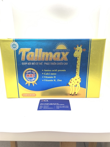 Bổ sung Vitamin Canxi Tallmax IAP (H/60g)