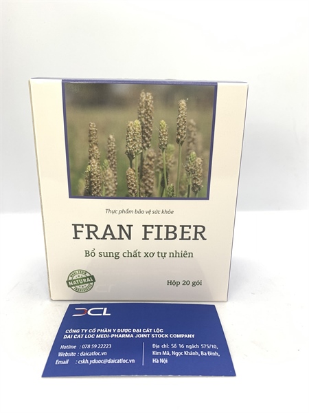 Bổ sung chất sơ Fran Fiber TPP-France (Hộp 20 gói)- gói