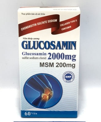 Bổ khớp Glucosamin 2000mg Đức Mỹ (H/60v) (hộp)