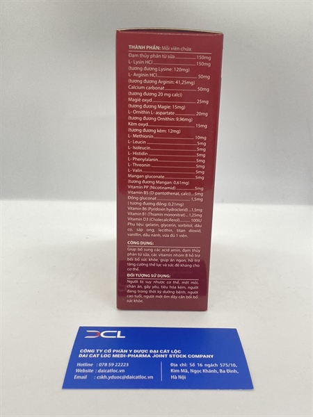 Đạm sữa dp France (H/60v) (hộp)