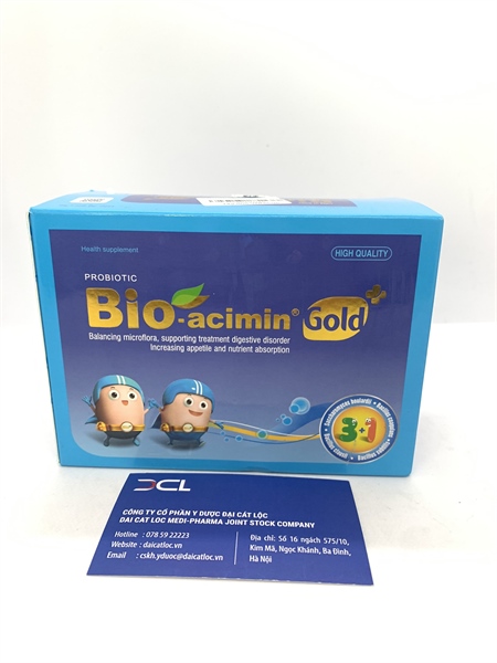 Cốm vi sinh Bio-acimin Gold QD-Meliphar (Hộp 30 gói x 4g)- gói