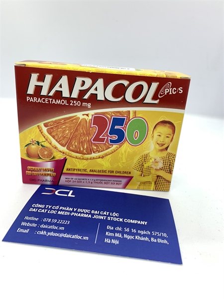 Hapacol 250mg DHG Pharma (H/24g)