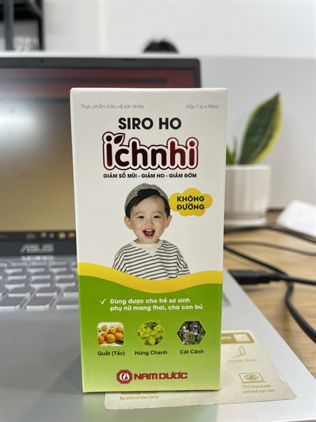 Siro ho - cảm cúm ích nhi không đường nam dược (H/1 lọ ) (Lọ)