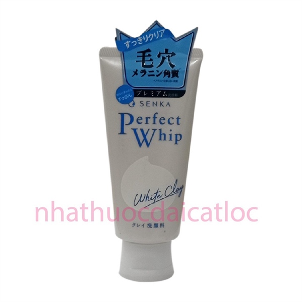 Sữa rửa mặt tạo bọt Senka Perfect Whip Trắng (T/120g)