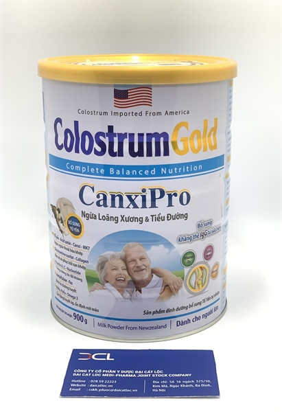 Sữa Colostrum Gold Canxi Pro Hộp 900g