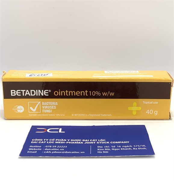 Betadine Ointment 10% w/w Mundipharma (T/40g)