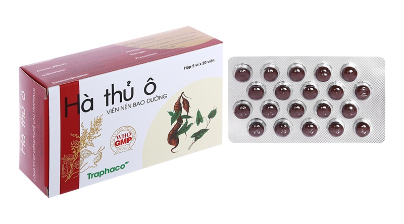 Hà Thủ Ô Traphaco (Hộp/5 vỉ/100 viên)