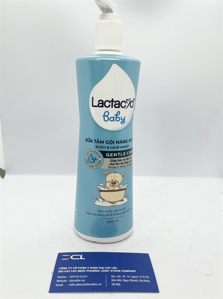 Sữa tắm gội Lactacyd baby vòi, Sanofi Việt Nam ( chai) 500ml