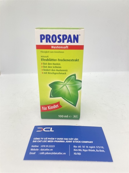 Siro ho Prospan Đức XT (H/1 lọ )