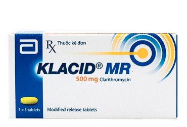 Klacid MR 500mg Abbott (Hộp/vỉ/5 viên)