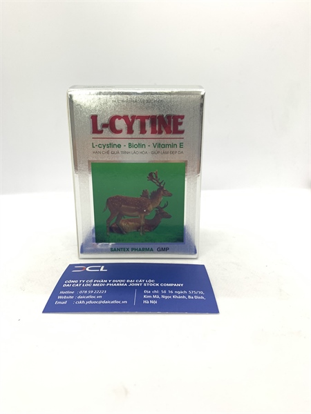 Bổ da-tóc-móng L- cytine Santex (H/60v)