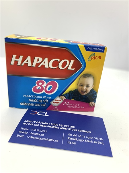 Hapacol 80mg DHG Pharma (H/24g)