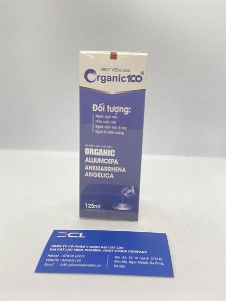 siro Viêm mũi dị ứng Organic 100 dp Syntech (H/1 lọ )