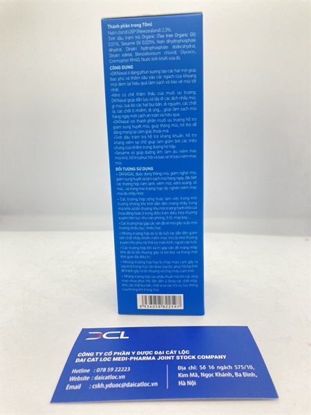 Muối biển rửa mũi Dk nasal Dược khoa (H/ 1 lọ )