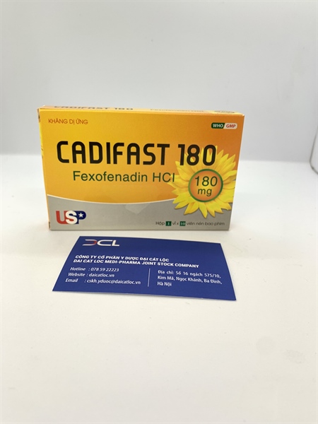 Cadifast 180mg Us-Pharma (H/10v)