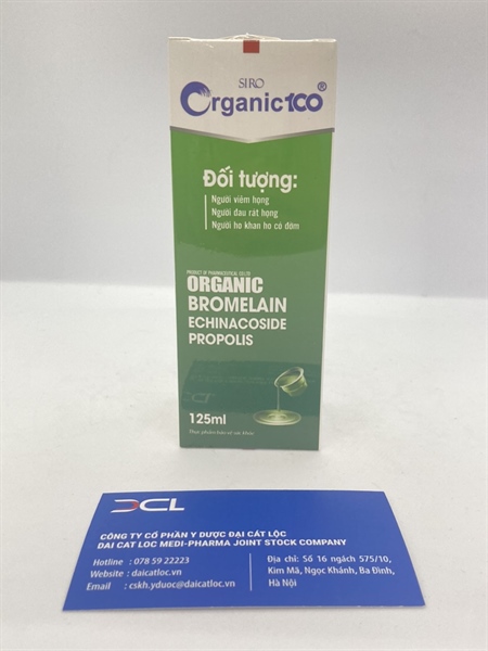 siro ho Organic 100 dp Fresh life (H/1 lọ )