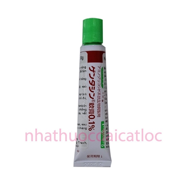 Kem trị sẹo Gentamicin 10g Nhật Bản