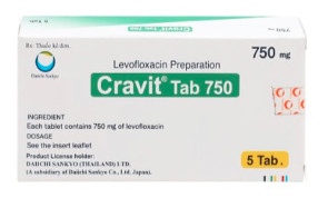 Cravit Tab 750mg Daiichi (H/5v)