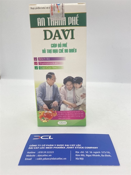 * Siro ho An thanh phế Davi dp Vinpharma (L125ml)