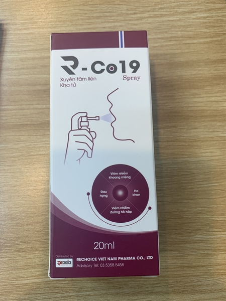 Xịt họng R-Co19 Rechoice KM (L/20ml)