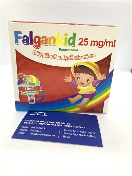 Falgankid 25mg/ml CPC1 (H/20 ống)