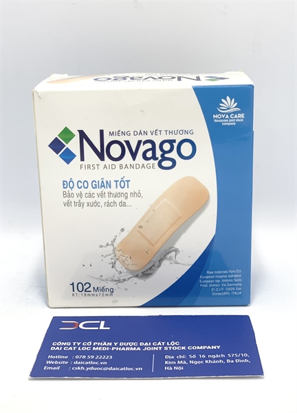 Miếng dán Novago , Ý, Hộp 102 miếng