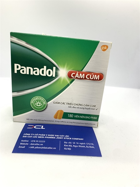 Panadol cảm cúm Sanofi (H/180v)