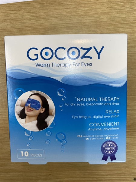 Gocozy -Miếng chườm ấm mắt- Hộp 10 miếng