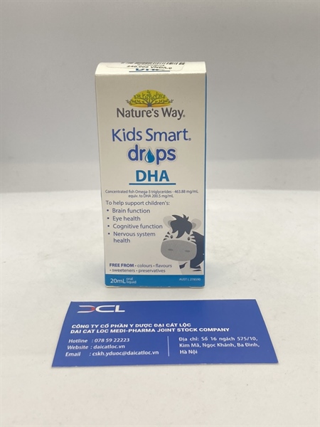 Kids smart DHA Drops Natures way XT (L/20ml)