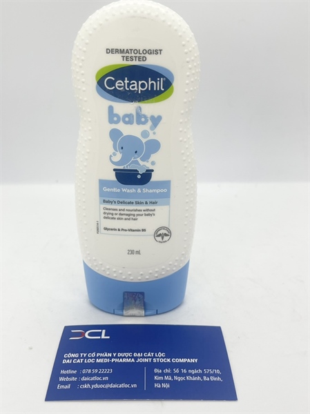 SỮA TẮM GỘI CETAPHIL BABY Đức ( chai 230ml)