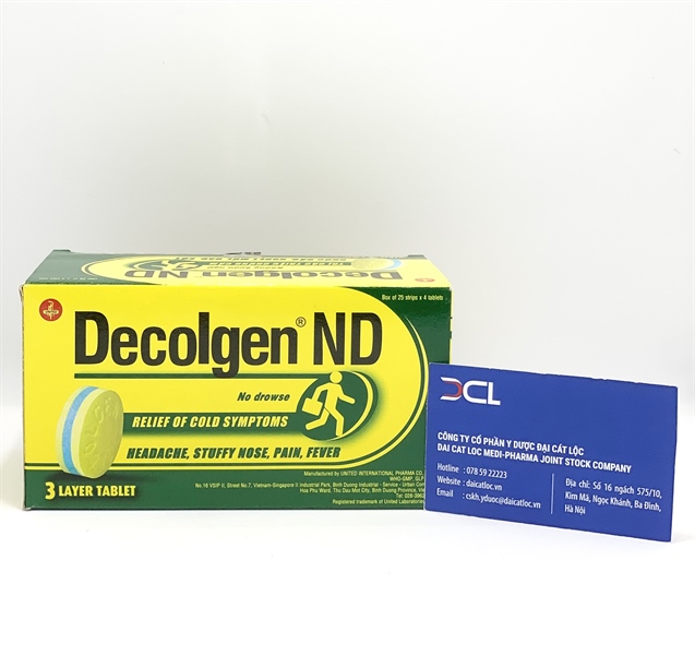 Decolgen ND United (Hộp/100 viên)