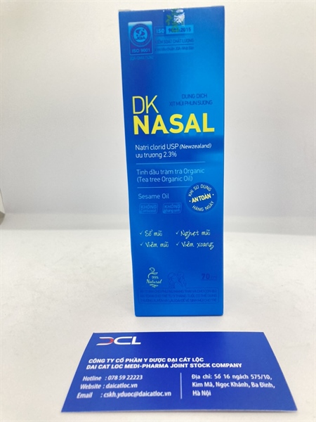 Muối biển rửa mũi Dk nasal Dược khoa (H/ 1 lọ )