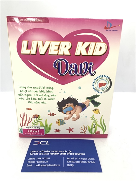 * Bổ gan TE Liver kid Davi Vinpharma (H/20 ống)