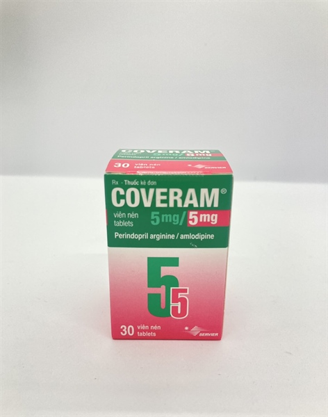 Coveram 5mg /5mg XT Pháp (H/30v)