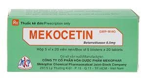 Mekocetin 0,5 mg Mekophar (Hộp/5 vỉ/100 viên)