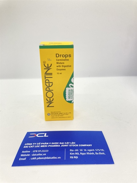 Neopeptine Drops Raptakos, Brett (Hộp/Lọ/15ml)