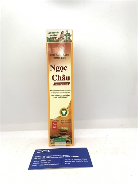 KĐR dược liệu Ngọc Châu Hoa Linh (Tuýp 125g)