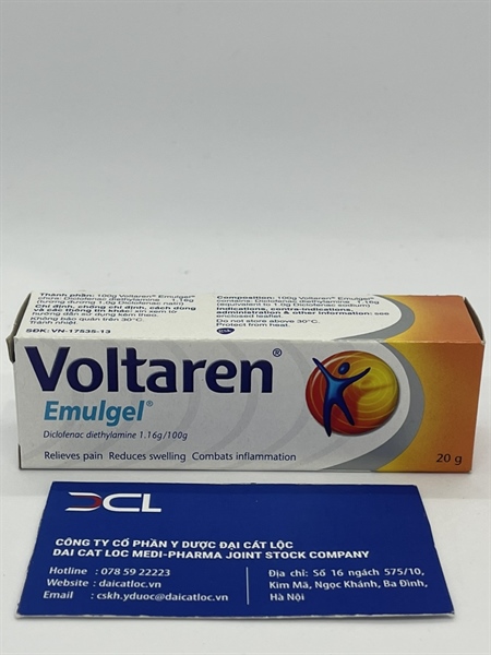Thuốc bôi Voltaren Emulgel, GSK ( H/ tuýp 20g)