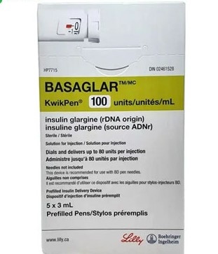 Bút tiêm TĐ Basaglar Kwikpen 100 units/ml