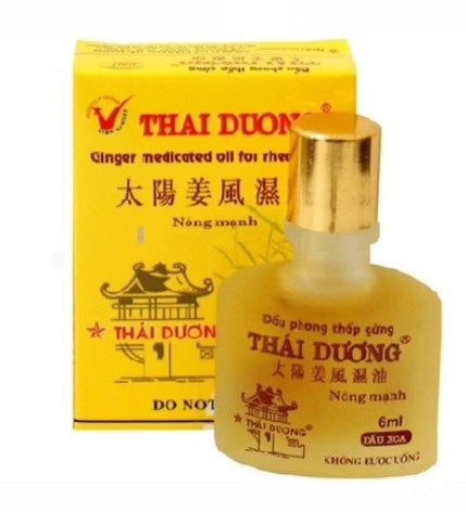 Dầu Gừng Thái Dương (Lọ/6ml)