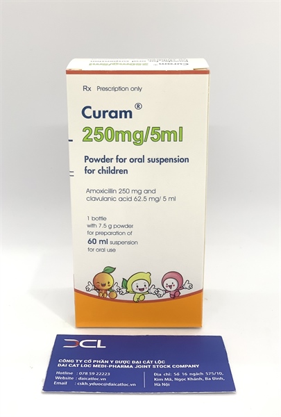 Curam 250mg/5ml Sandoz GmbH (C/7,5g)